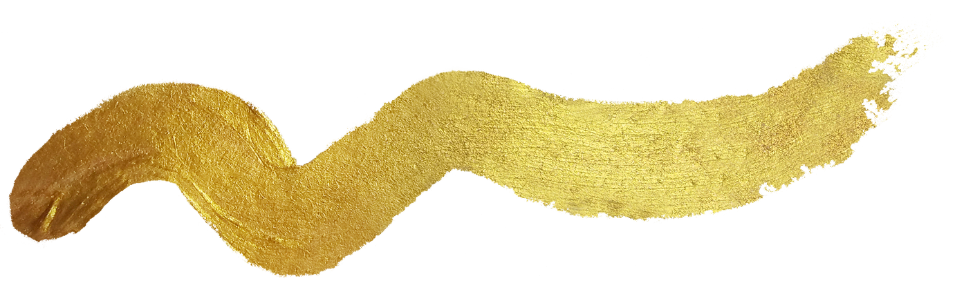 Gold Metallic Brushstroke	